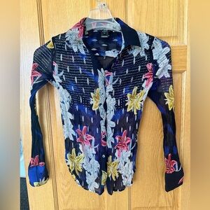 Desigual long sleeve fancy blouse